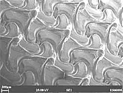 Fig.10. Surfi-Sculpt features being developed to enhance coating adhesion