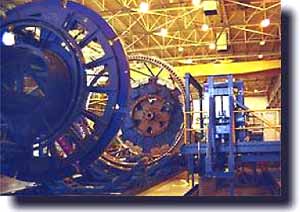 Fig. 21. MCE Technlogies' FSW machine at Marshall Space Flight Center [26]