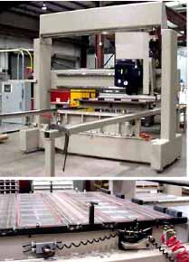 Fig. 23. GTC's machine and vacuum table for joining Al extrusions [27]
