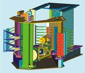 Fig.23. GTC's concept design for a large vertical tank welding machine 