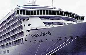 Fig.2. Fosen Mek's cruise ship 'The World' contains friction stir welded decks