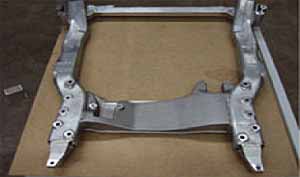 Fig.13. Prototype FSW engine cradle (Courtesy Sapa)