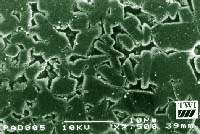 Fig. 5 Electron micrograph of alumina-alumina joint produced by microwave diffusion bonding