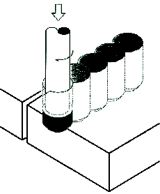 Fig. 6 Simulated FHPP butt joint 