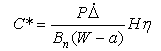 Specimen geometry and size effects on the creep crack growth behaviour of P91 weldments eq8