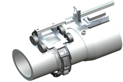 (b) with EF probe holder