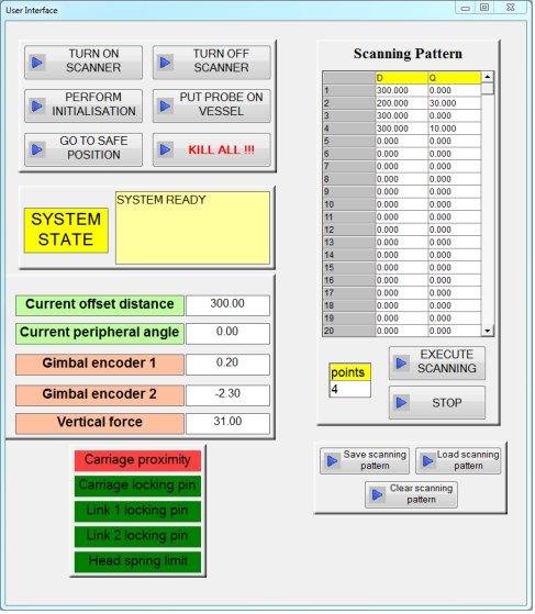 Figure 4. The InspectionWare® (product of UTEX) GUI