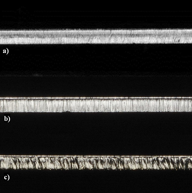 Figure 2. Edge sections for 0.6mm material