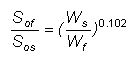 Comparison of fatigue of girth-welds in full-scale pipes and small-scale strip specimens - equation 4