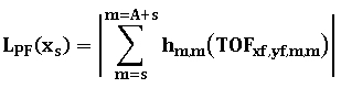 Development of methodology for inspection of welds in lined pipes using array ultrasonics techniques - Equation 1a