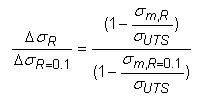 eq4 - Verification of Class B S-N Curve For Fatigue Design of Steel Forgings