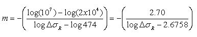 eq7 - Verification of Class B S-N Curve For Fatigue Design of Steel Forgings