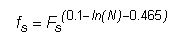 eq17 - Verification of Class B S-N Curve For Fatigue Design of Steel Forgings