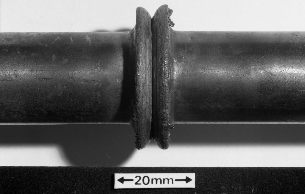 Figure 2a An as-welded specimen prior to testing