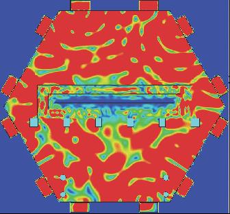 Microwave field distribution.