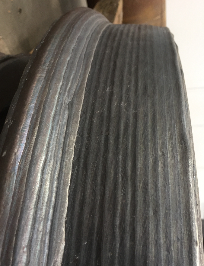 Remanufactured train wheel