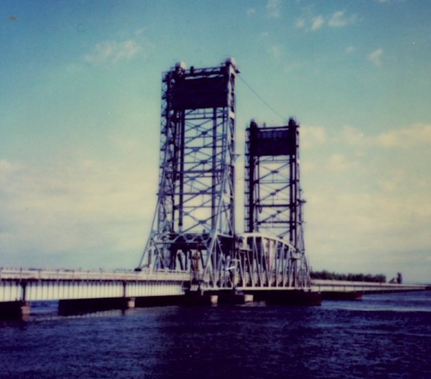 Valleyfield lift bridge, Canada. 