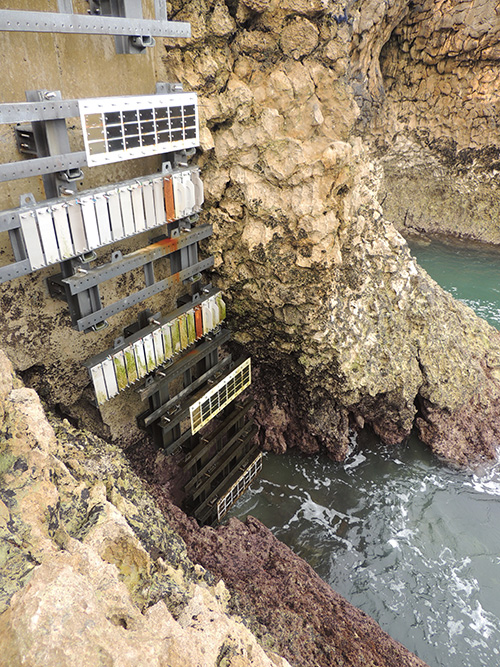 Corrosion and fouling test facility for the ACORN project near Santander, Spain