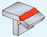 Fig. 4 Line heating to correct angular distortion in a fillet weld