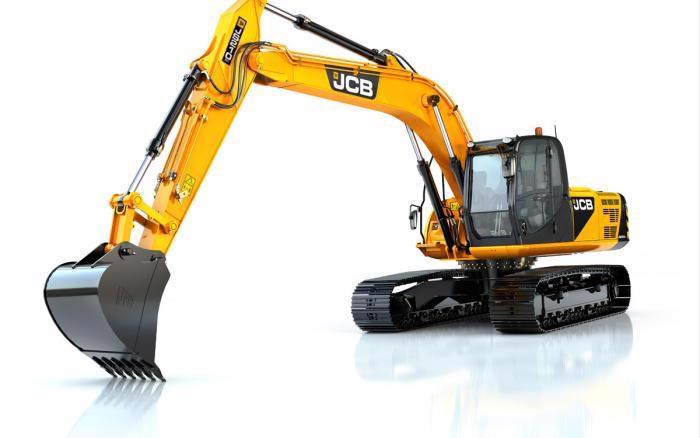 Figure 1. A JCB JS210 tracked excavator, weighing in at approximately 21 tonnes 