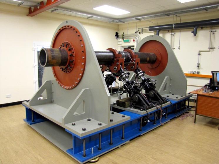 Fig 1. The custom-built machine at TWI