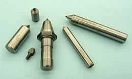 Examples of Breton International cone point form-dressing tools
