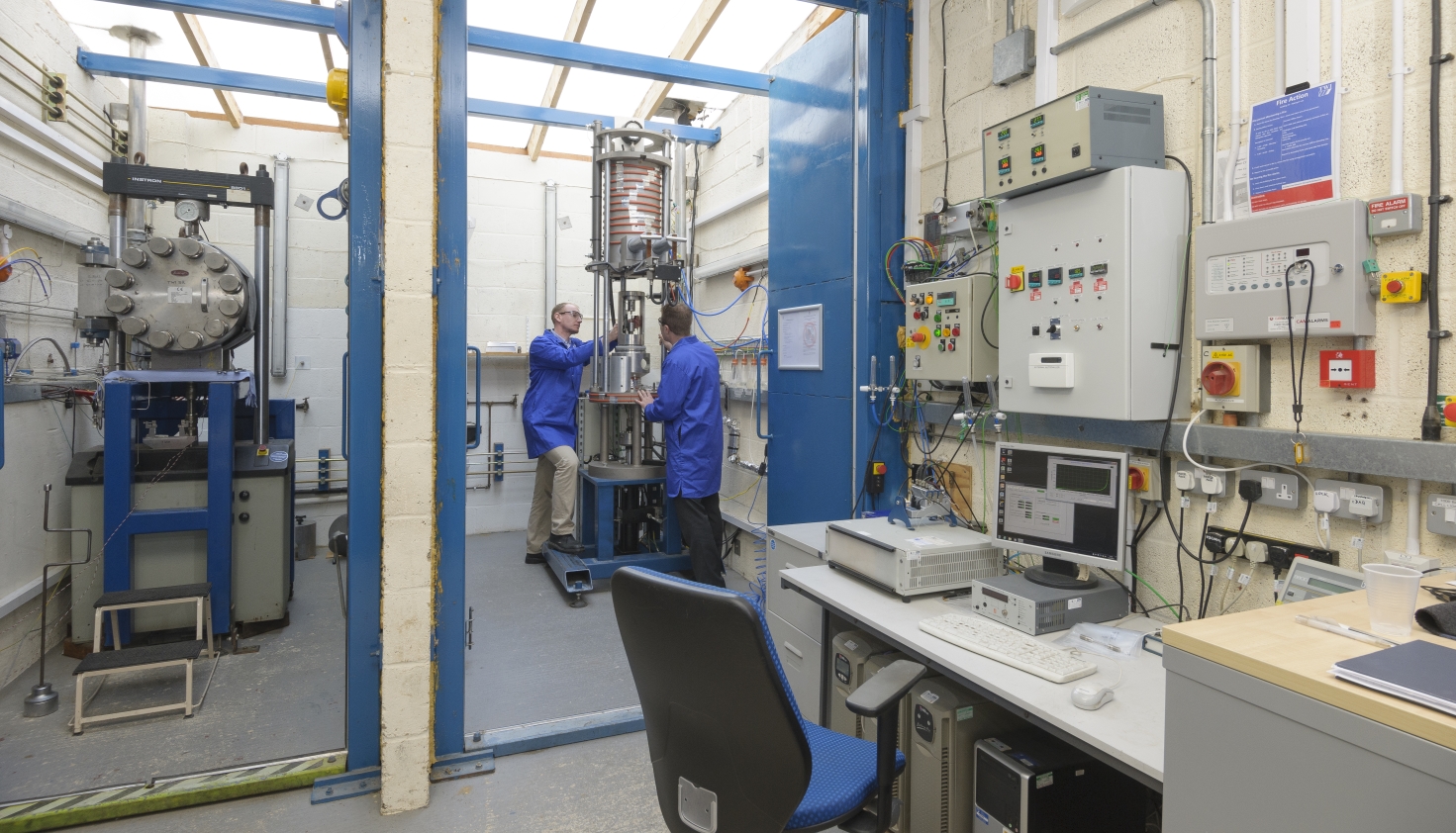 TWI's high-pressure hydrogen testing facility