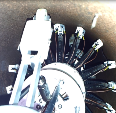 Figure 3 Internal collar for pigging inspection using LRUT