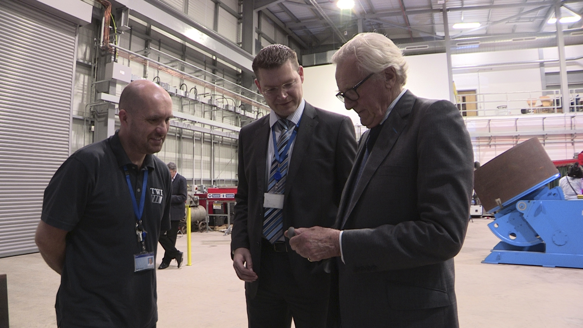 TWI's David Tennant, Mike Russell and Lord Heseltine discuss electron beam processing variants