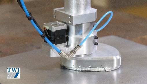 A robot-driven steerable gas shielding and plume control device, facilitating high quality omni-directional shielding during seam welding of sheet assemblies
