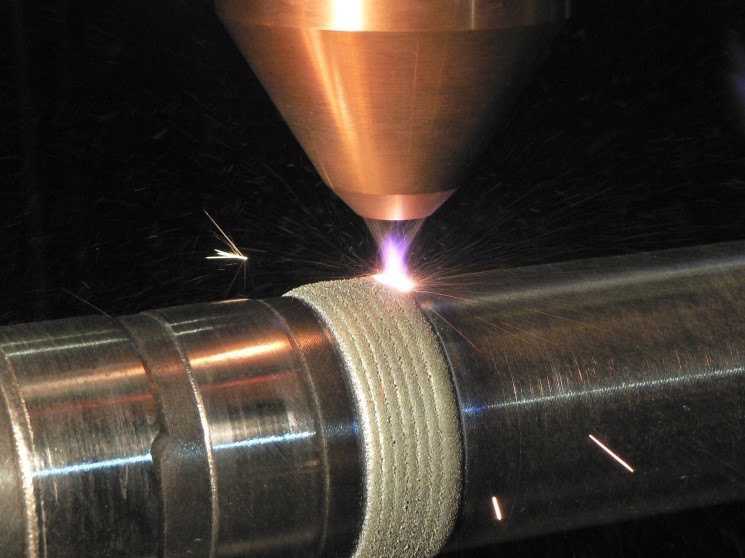 Figure 1. Laser-cladding process