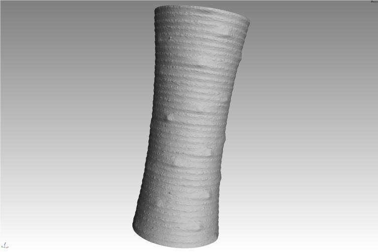 Figure 4. XCT 3D volume of coupon sample