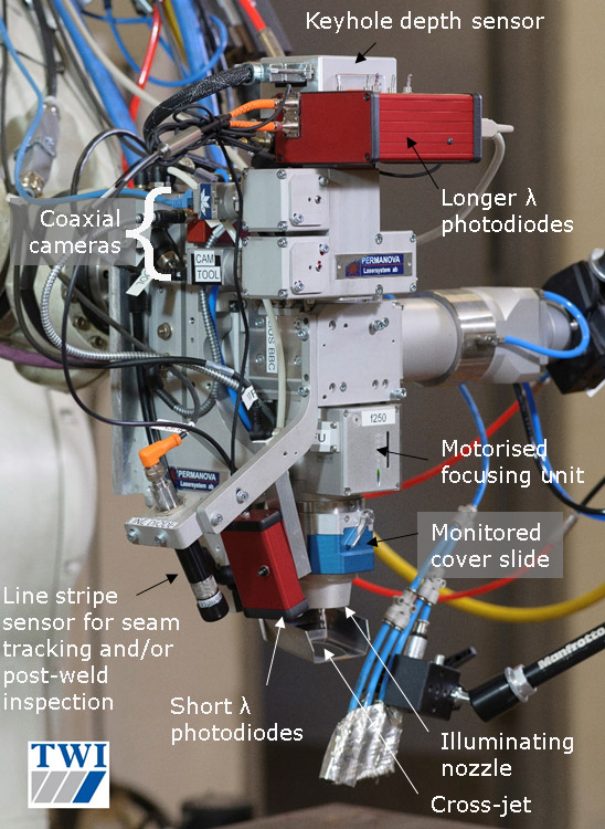 Prototype RADICLE multi-sensing laser welding head