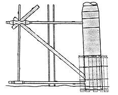 Fig.2. Position of failed member at 182m depth