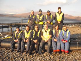 plastics welding training course to Fusion Marine, Scotland.