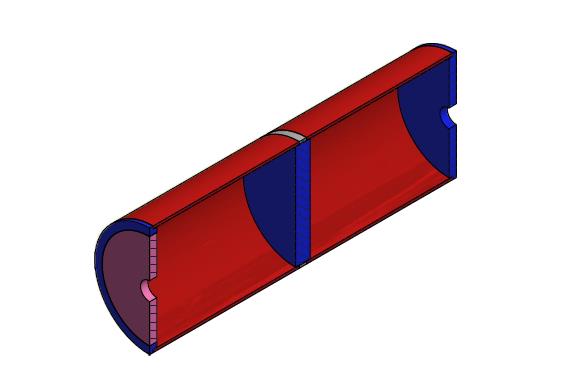 Figure 1: Cross section through demonstrator design